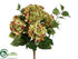 Silk Plants Direct Hydrangea Bush - Green Beauty - Pack of 6