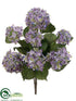 Silk Plants Direct Hydrangea Bush - Lavender Purple - Pack of 6