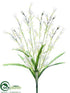 Silk Plants Direct Honeysuckle Bush - White - Pack of 6