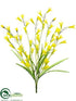 Silk Plants Direct Honeysuckle Bush - Yellow - Pack of 6