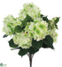 Silk Plants Direct Hydrangea Bush - Green Two Tone - Pack of 12