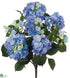 Silk Plants Direct Hydrangea Bush - Blue Two Tone - Pack of 6