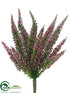 Silk Plants Direct Heather Bush - Rubrum - Pack of 24