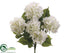 Silk Plants Direct Hydrangea Bush - Cream - Pack of 6