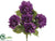 Hydrangea Bush - Purple - Pack of 6