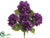 Hydrangea Bush - Purple - Pack of 6