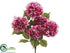 Silk Plants Direct Hydrangea Bush - Rose Two Tone - Pack of 6