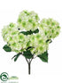 Silk Plants Direct Hydrangea Bush - Green Two Tone - Pack of 12