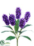 Silk Plants Direct Hyacinth Bush - Purple Two Tone - Pack of 12