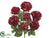 Hydrangea Bush - Burgundy - Pack of 6
