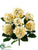Hydrangea Bush - Cream Beige - Pack of 6