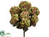 Silk Plants Direct Hydrangea Bush - Green Mauve - Pack of 6