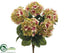 Silk Plants Direct Hydrangea Bush - Rose Green - Pack of 12