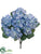 Hydrangea Bush - Blue - Pack of 6