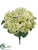 Silk Plants Direct Hydrangea Bush - Cream - Pack of 6