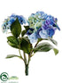 Silk Plants Direct Hydrangea Bush - Helio Delphinium - Pack of 12