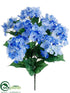 Silk Plants Direct Hydrangea Bush - Blue Delphinium - Pack of 12