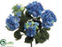 Silk Plants Direct Hydrangea Bush - Blue Two Tone - Pack of 12