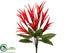 Silk Plants Direct Heliconia Bush - Red - Pack of 6