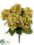 Hydrangea Bush - Green - Pack of 6