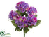 Silk Plants Direct Hydrangea Bush - Purple - Pack of 12