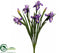 Silk Plants Direct Iris Bush - Lavender - Pack of 4