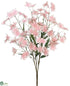 Silk Plants Direct Impatiens Bush - Pink - Pack of 12