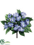 Silk Plants Direct Impatiens Bush - Blue - Pack of 24