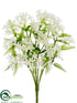 Silk Plants Direct Star Jasmine Bush - White - Pack of 12