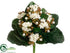 Silk Plants Direct Kalanchoe Bush - White - Pack of 12