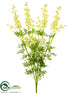 Silk Plants Direct Larkspur Bush - Cream - Pack of 6