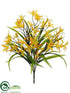 Silk Plants Direct Nerine Lily Bush - Yellow - Pack of 12
