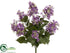 Silk Plants Direct Lilac Bush - Purple - Pack of 6