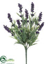 Silk Plants Direct Lavender Bush - Purple Lavender - Pack of 12