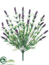 Silk Plants Direct Lavender Bush - Purple Lavender - Pack of 6