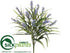 Silk Plants Direct Lobelia Bush - Blue - Pack of 12