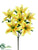 Tiger Lily Bush - Yellow - Pack of 24