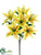 Tiger Lily Bush - Yellow - Pack of 24