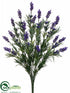 Silk Plants Direct Lavender Bush - Purple - Pack of 6