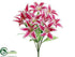 Silk Plants Direct Large Lily Bush - Rubrum - Pack of 12