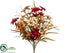 Silk Plants Direct Lily Grass Bush - Burgundy Honey - Pack of 12