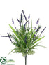 Silk Plants Direct Lavender Bush - Lavender - Pack of 12