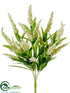 Silk Plants Direct Lavender Bush - Cream - Pack of 12