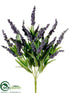 Silk Plants Direct Lavender Bush - Purple - Pack of 12