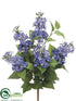 Silk Plants Direct Lilac Bush - Blue - Pack of 12