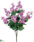 Silk Plants Direct Lilac Bush - Orchid - Pack of 12