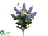 Silk Plants Direct Lilac Bush - Purple - Pack of 12