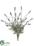 Silk Plants Direct Lavender Bush - Lavender Dark - Pack of 24