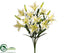 Silk Plants Direct Lily Bush - Cream - Pack of 6