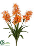 Silk Plants Direct Spider Lily Bush - Orange Two Tone - Pack of 12